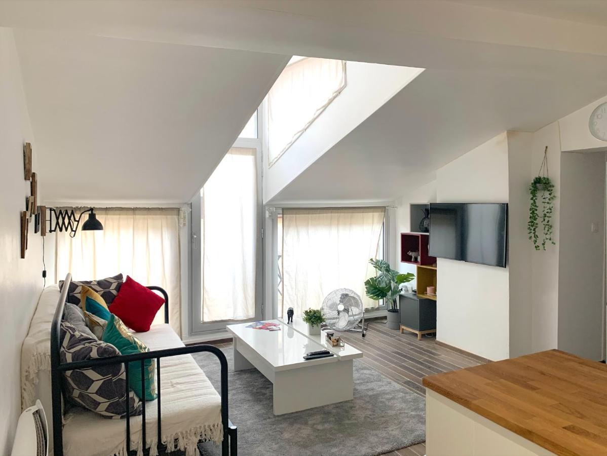 L'Accueillant - Appartement Avec Chambre Et Terrasse Toulouse Centre Luaran gambar